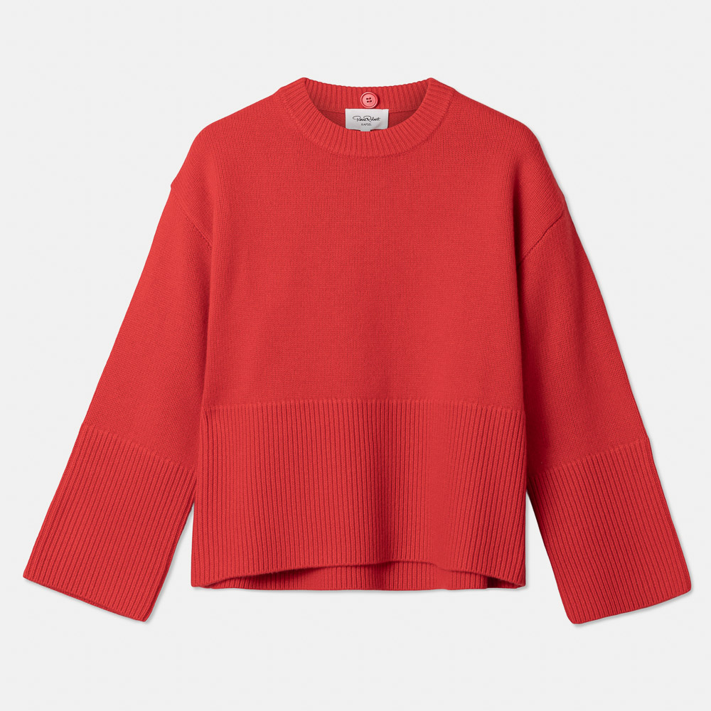注目 Wool Oversized w/Neck Sweater その他
